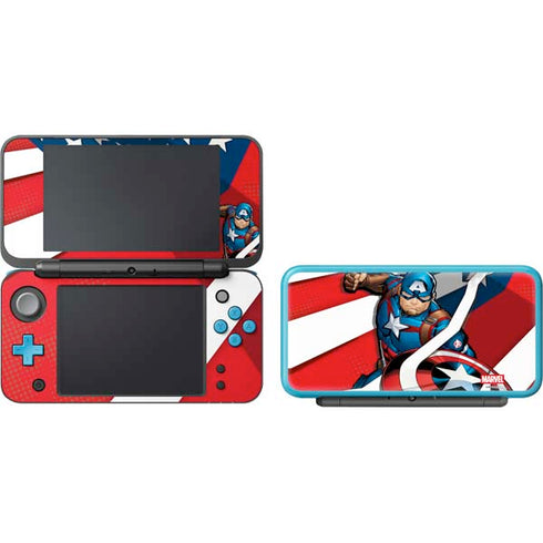 Marvel Captain America Action Pose Nintendo 2DS XL (2017) Skin